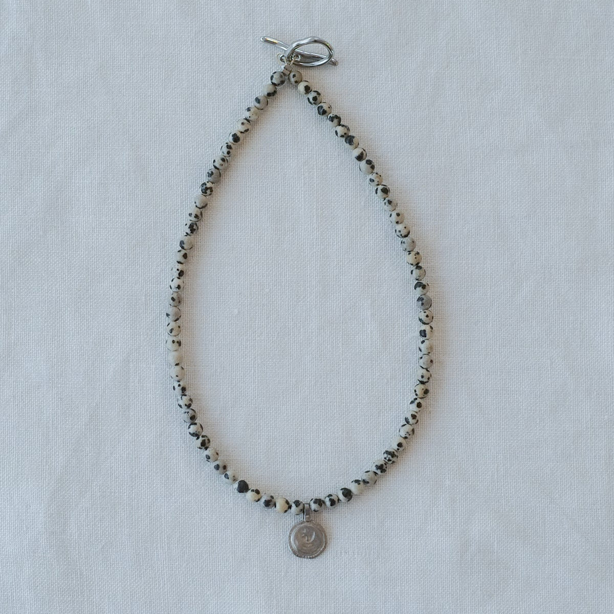 Natural Stone Choker - Dalmatian Jasper