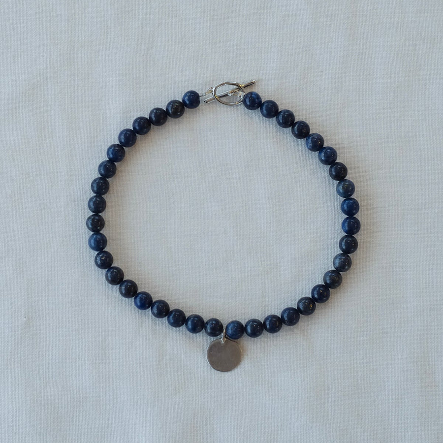 Natural Stone Choker - Lapis Lazuli