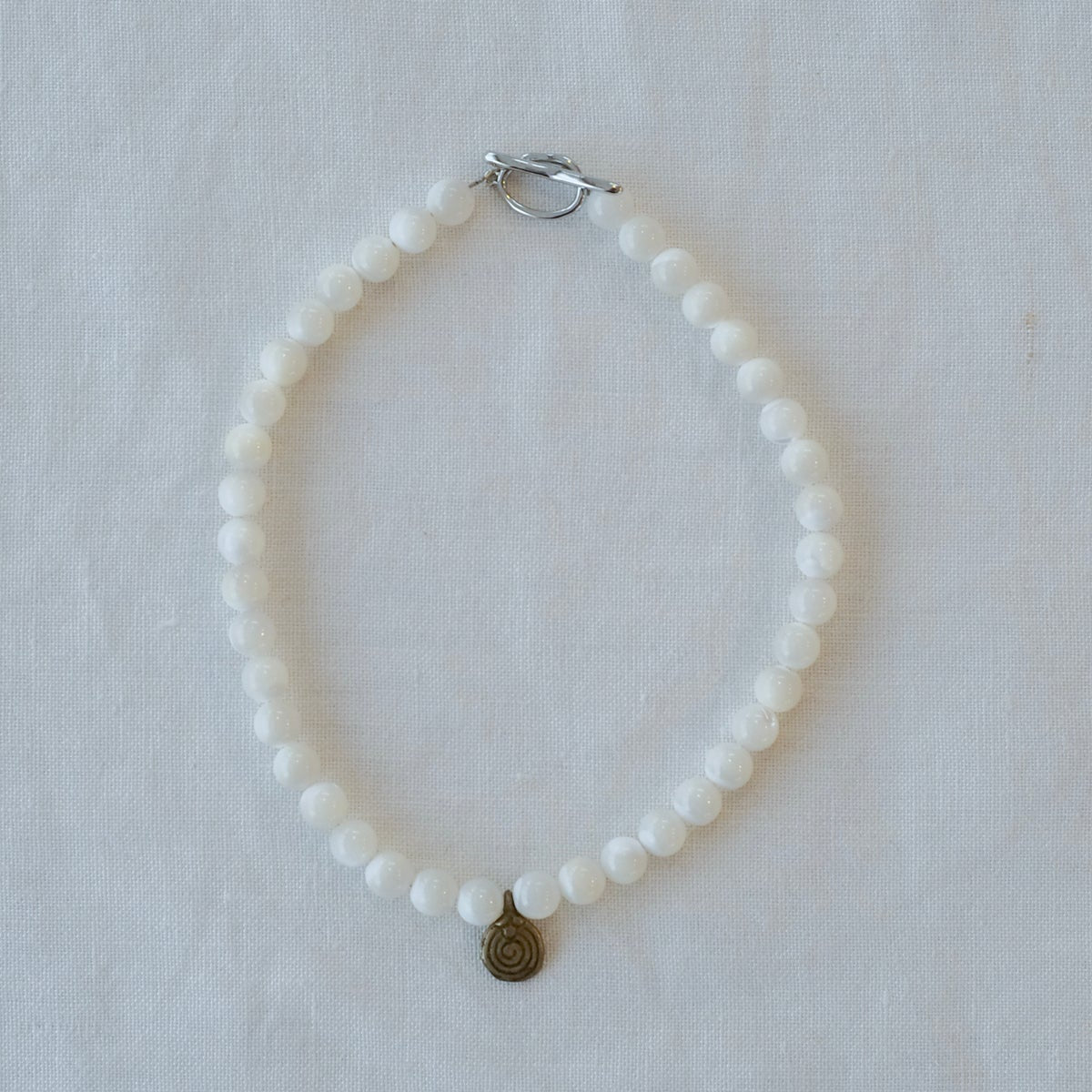 Natural Stone Choker - Mother of Pearl
