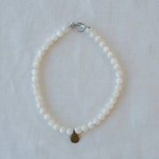Natural Stone Choker - Mother of Pearl