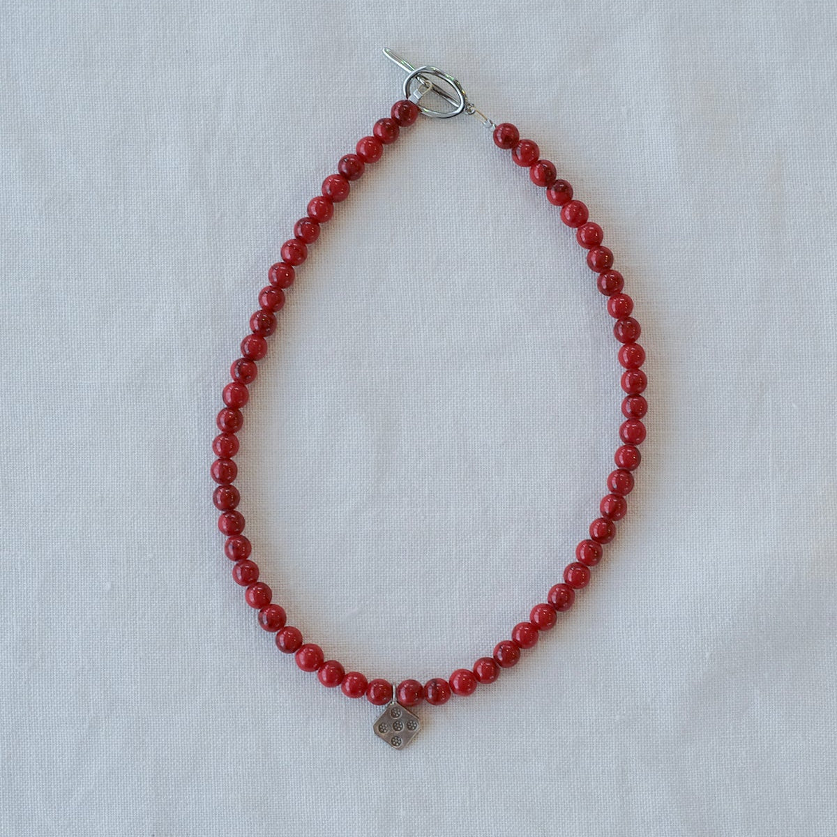 Natural Stone Choker - Red Turquoise