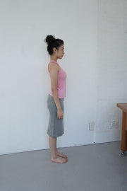 American Sleeve Tank Top / African Wool Jersey